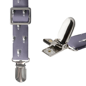 Husky Suspenders - Hardware and Strap - Knotty Tie Co.