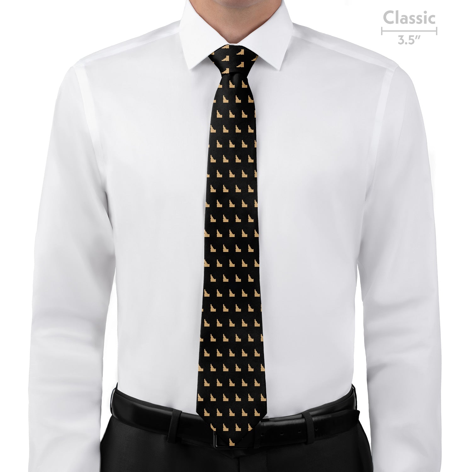 Idaho State Outline Necktie - Classic - Knotty Tie Co.