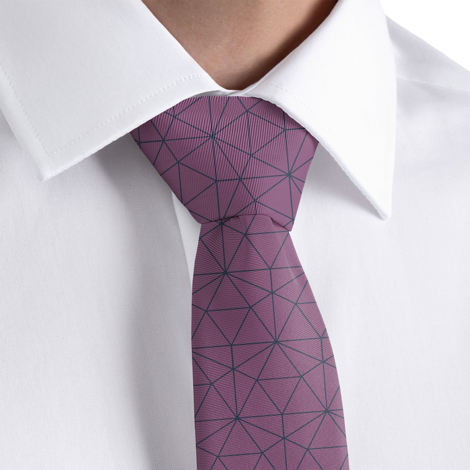 Igloo Geo Necktie - Rolled - Knotty Tie Co.