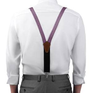 Igloo Geo Suspenders - On Model Front View - Knotty Tie Co.