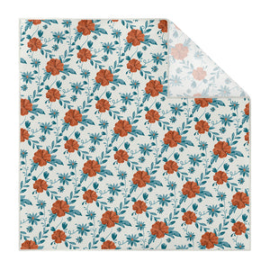 Impatiens Floral Pocket Square - Printed - Knotty Tie Co.