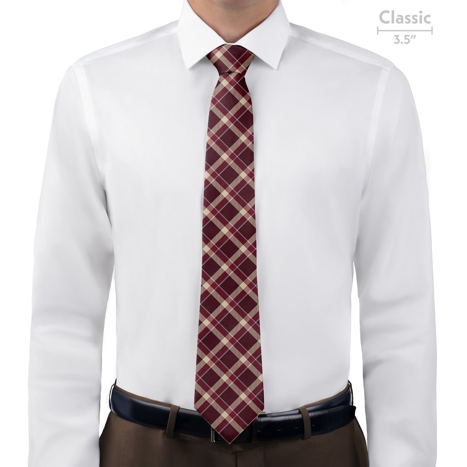 Inca Plaid Necktie - Classic - Knotty Tie Co.