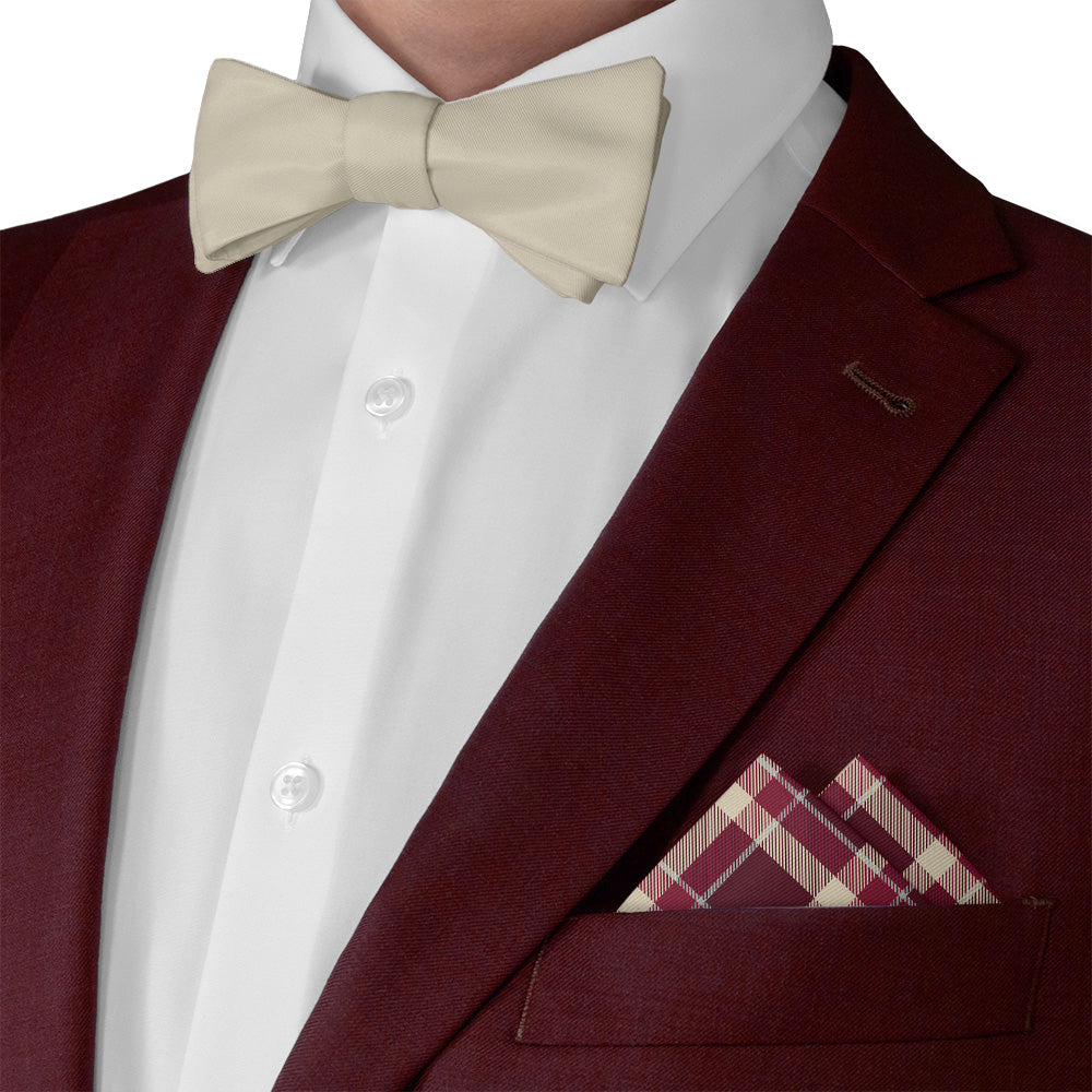 Inca Plaid Pocket Square - Matching Bow Tie - Knotty Tie Co.