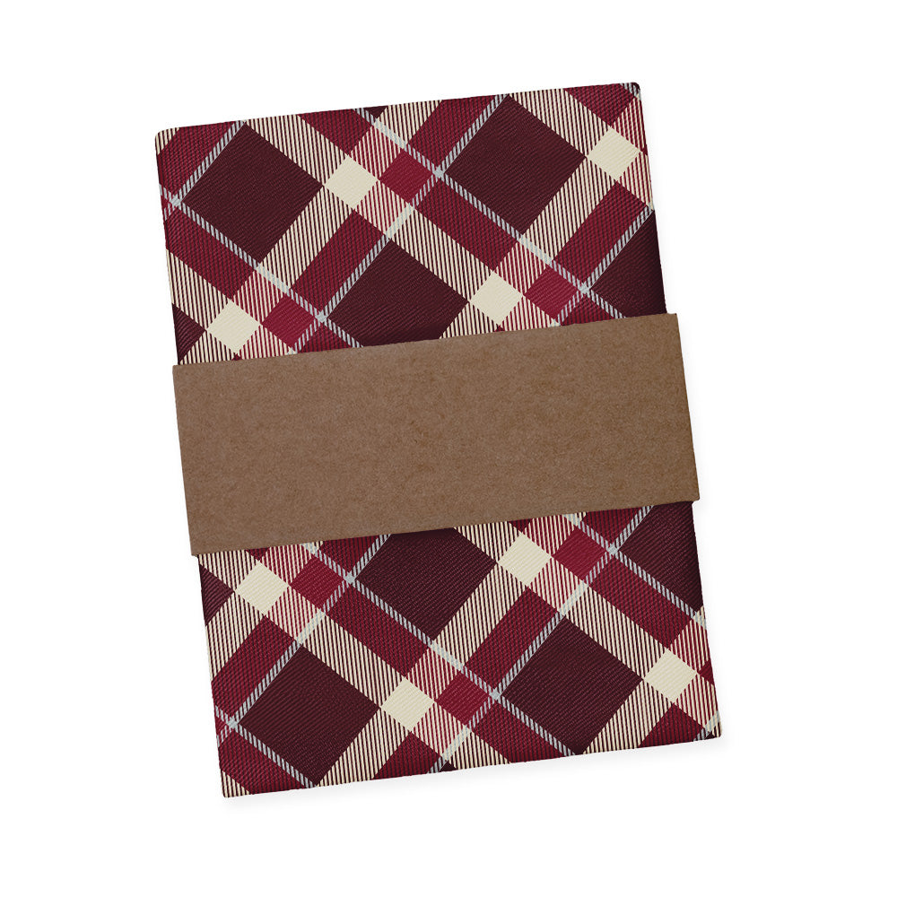 Inca Plaid Pocket Square - Packaging - Knotty Tie Co.