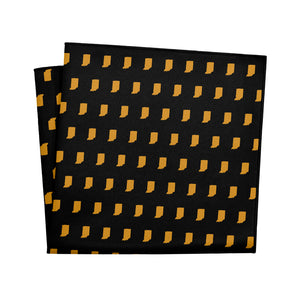 Indiana State Outline Pocket Square - 12" Square - Knotty Tie Co.