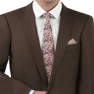 Inflorescence Necktie - Matching Pocket Square - Knotty Tie Co.