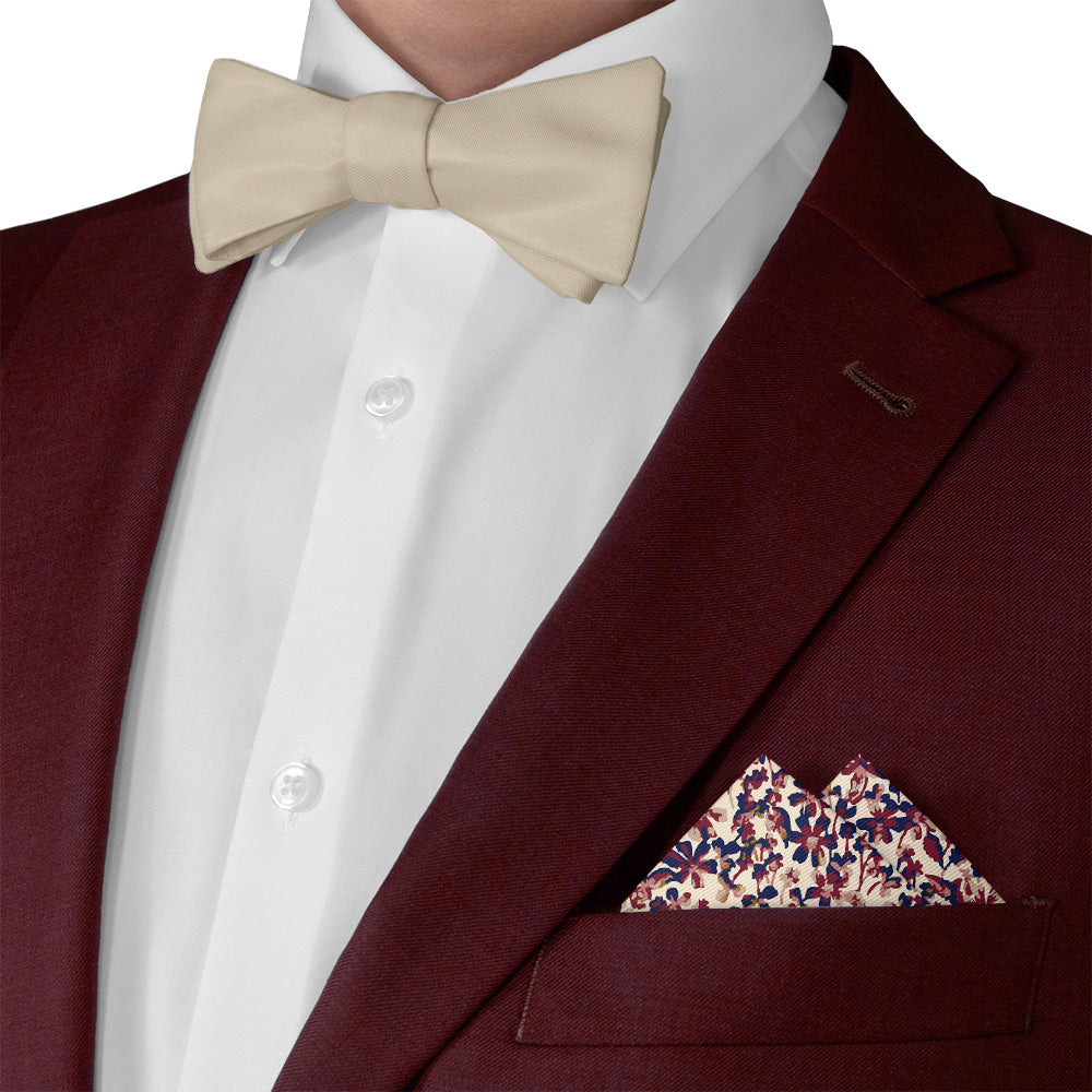 Inflorescence Pocket Square - Matching Bow Tie - Knotty Tie Co.