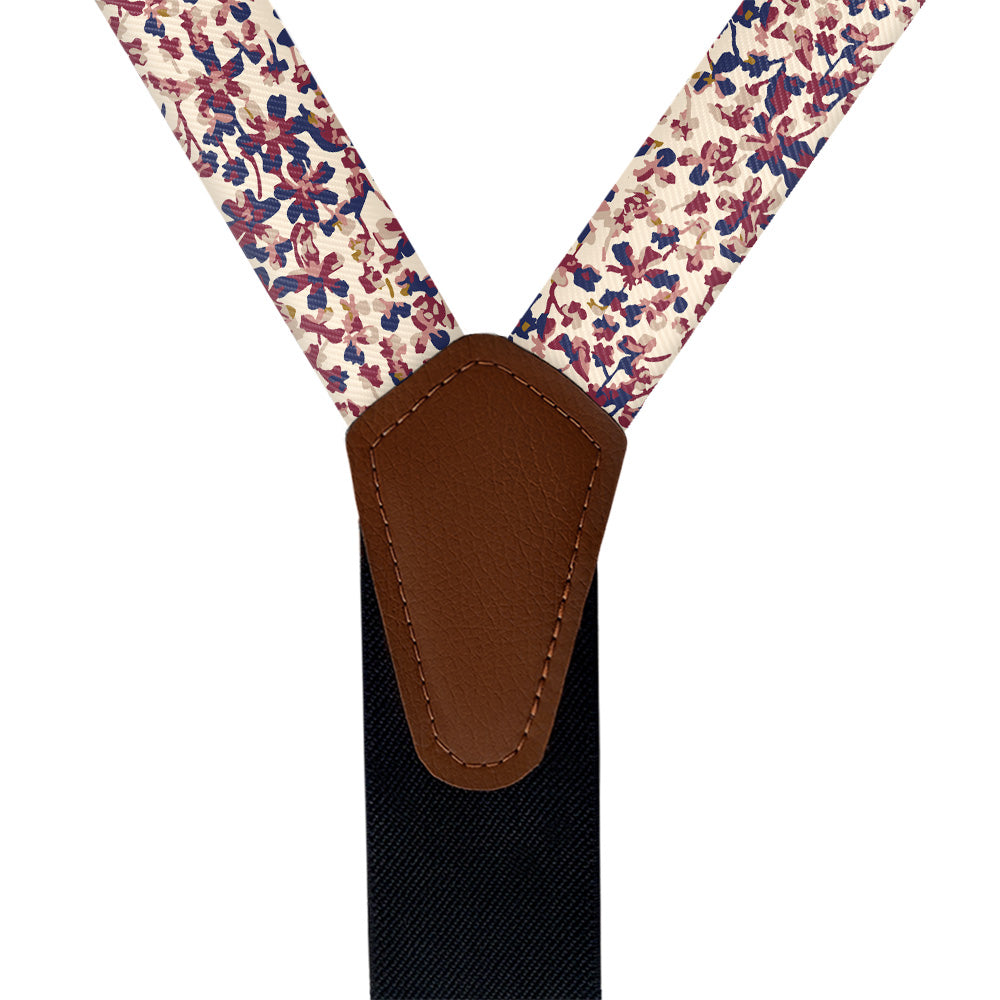 Inflorescence Suspenders - Vegan Leather Y-Back - Knotty Tie Co.