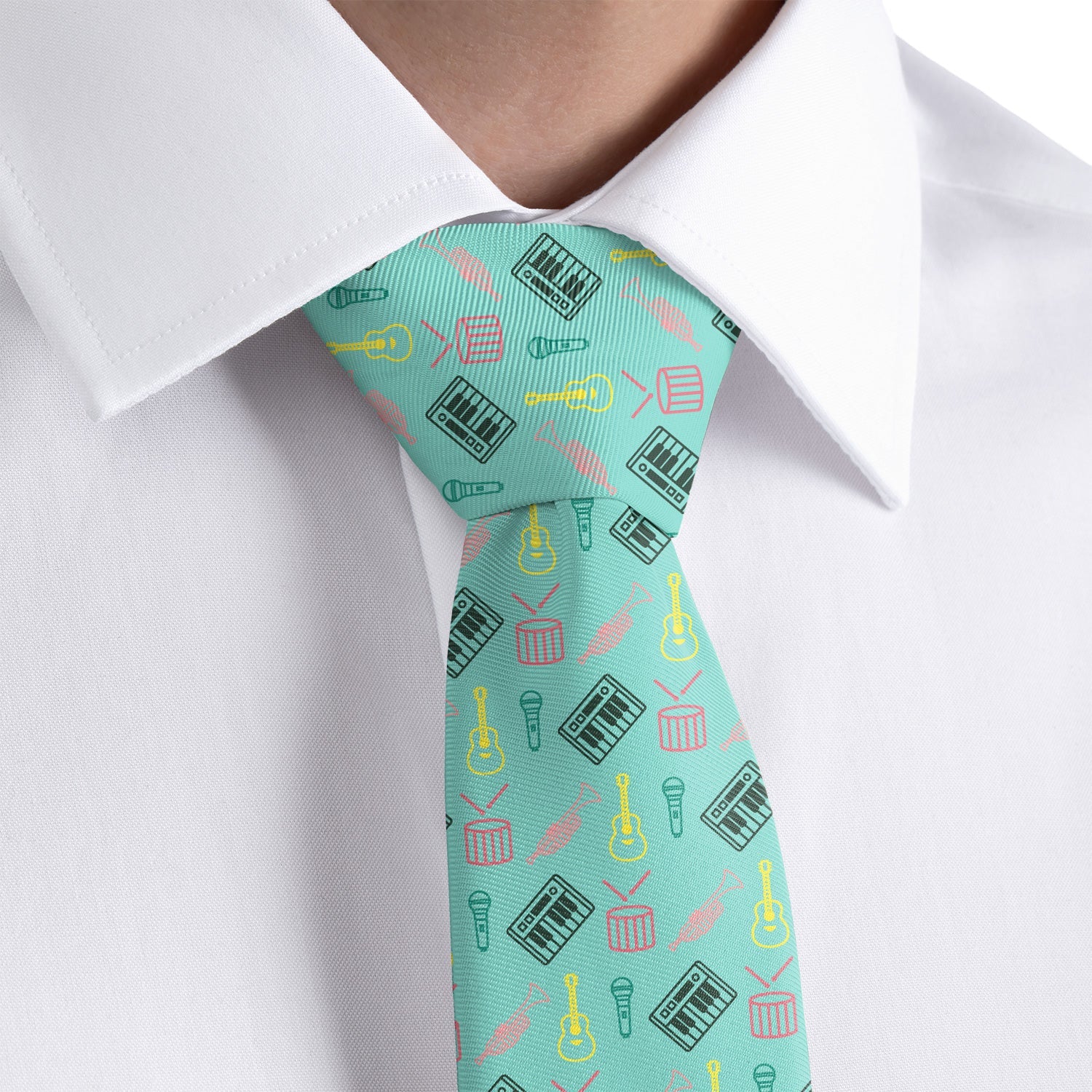 Instruments Necktie - Dress Shirt - Knotty Tie Co.