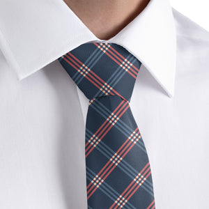 Intersector Plaid Necktie - Dress Shirt - Knotty Tie Co.