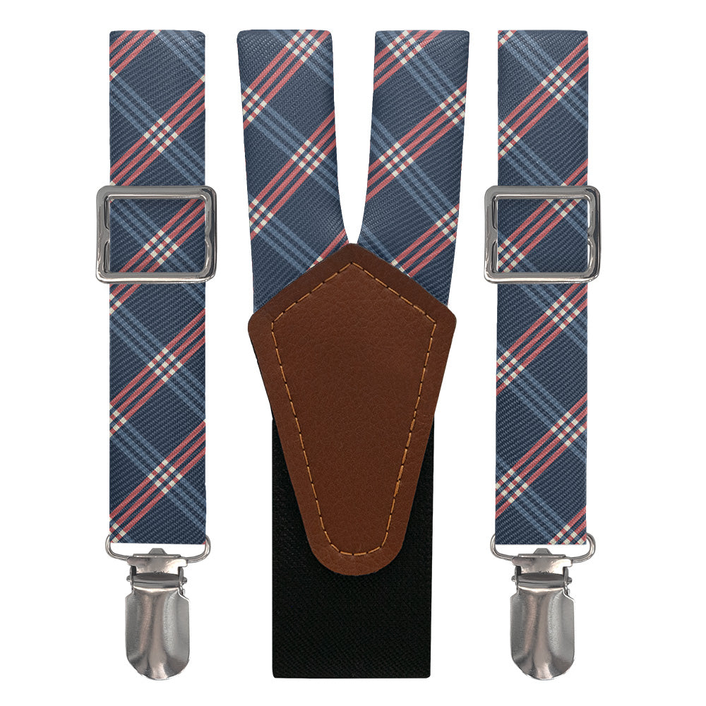 Intersector Plaid Suspenders - Main View - Knotty Tie Co.