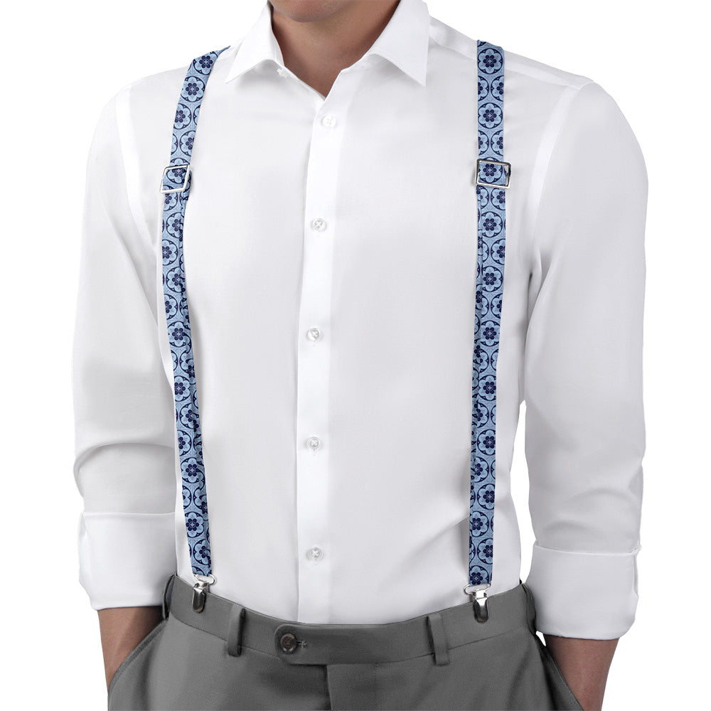 Iron Blossom Suspenders - Main View - Knotty Tie Co.