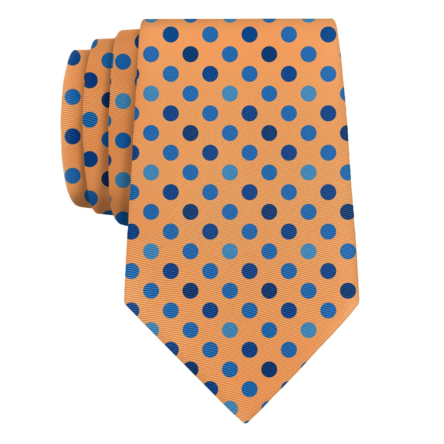 Ithica Dots Necktie - Rolled - Knotty Tie Co.