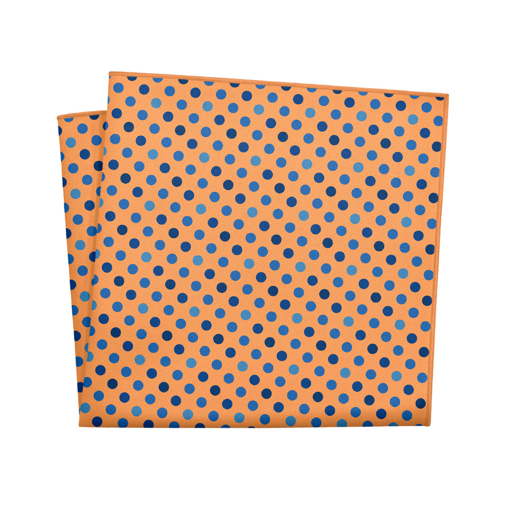 Ithica Dots Pocket Square - 12" Square - Knotty Tie Co.