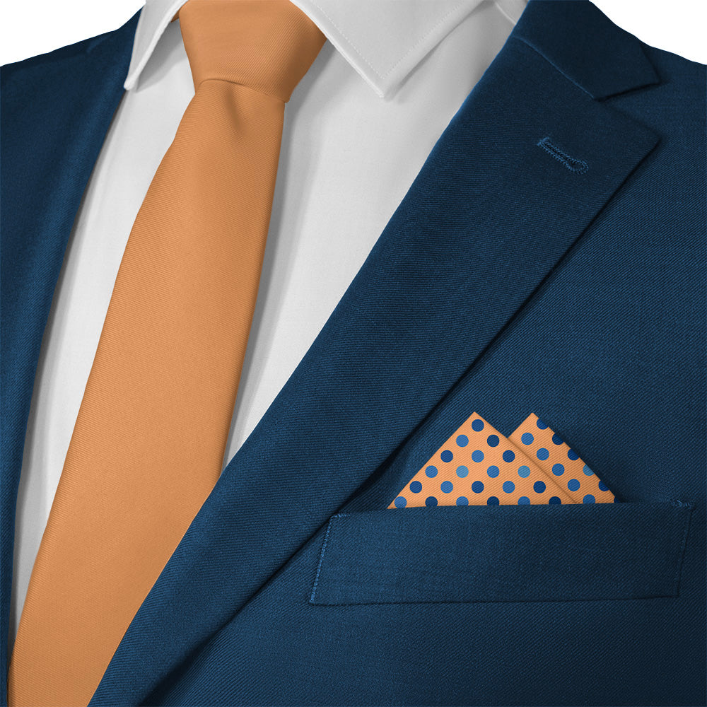 Ithica Dots Pocket Square - 12" Square - Knotty Tie Co.