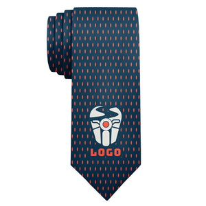 Custom Jersey 1 Logo Tie - Long Roll - Knotty Tie Co.