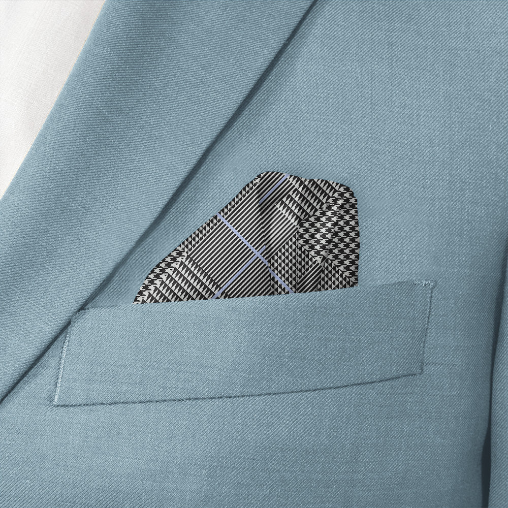 Jezebel Plaid Pocket Square - Wave Fold - Knotty Tie Co.