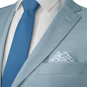 Julie Floral Pocket Square - Matching Necktie- Knotty Tie Co.