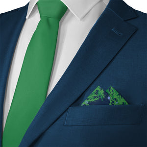 Juniper Pocket Square - Matching Necktie- Knotty Tie Co.