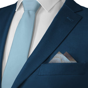 Jupiter's Spot Pocket Square - Matching Necktie - Knotty Tie Co