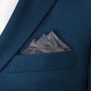 Jupiter's Spot Pocket Square - Stairs Fold - Knotty Tie Co.