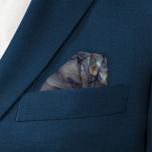 Jupiter's Spot Pocket Square - Wave Fold - Knotty Tie Co.