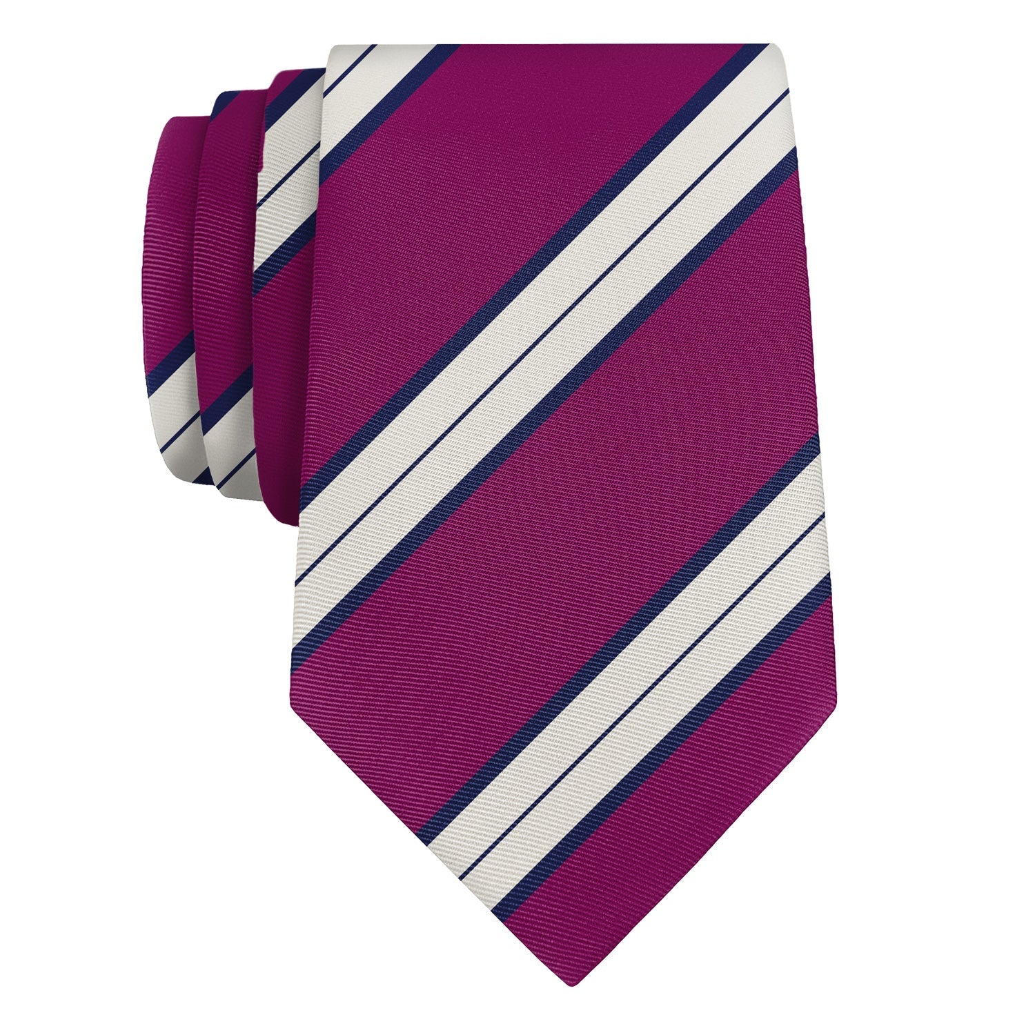 Kalamath Stripe Necktie - Rolled - Knotty Tie Co.