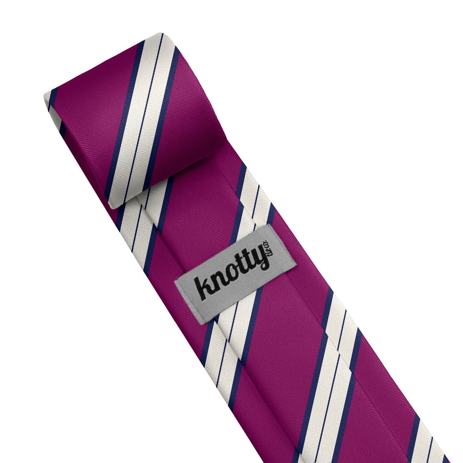 Kalamath Stripe Necktie - Tag - Knotty Tie Co.