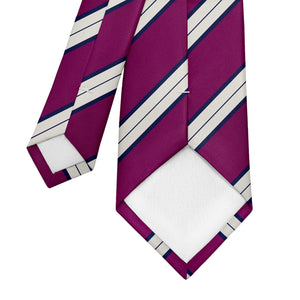 Kalamath Stripe Necktie - Tipping - Knotty Tie Co.