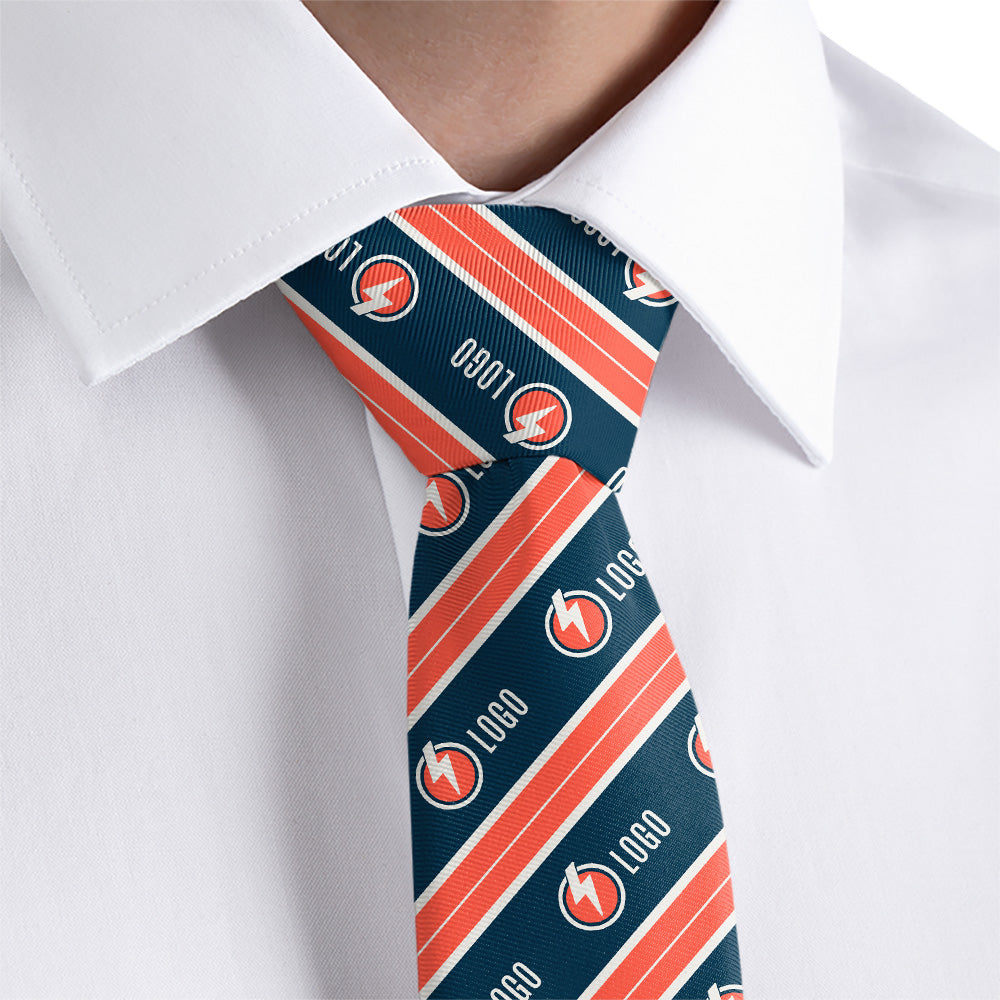 Custom Kalamath 2 Logo Tie - Dress Shirt - Knotty Tie Co.