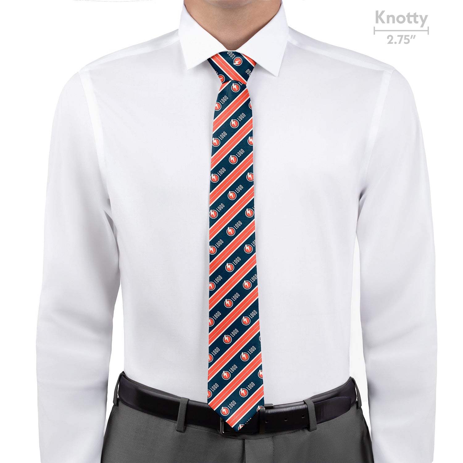 Custom Kalamath 2 Logo Tie - Knotty - Knotty Tie Co.