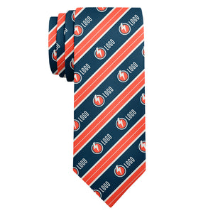 Custom Kalamath 2 Logo Tie - Long Roll - Knotty Tie Co.