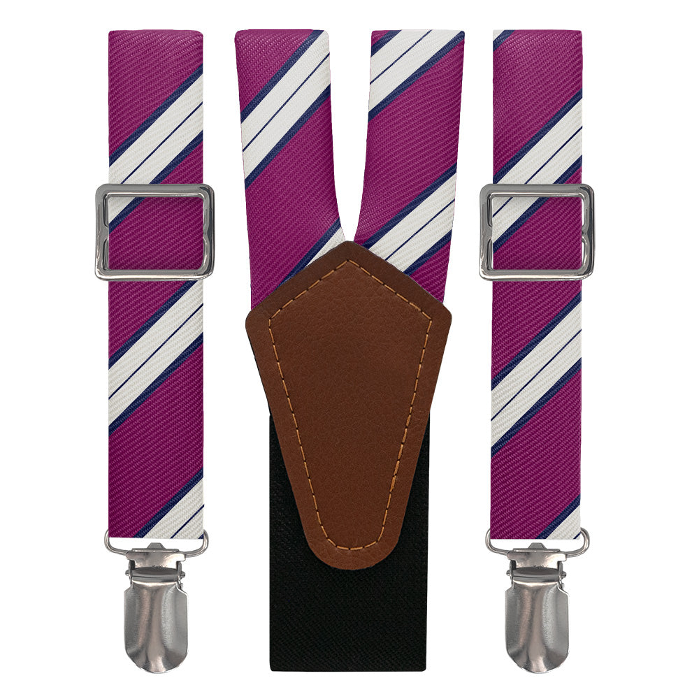 Kalamath Stripe Suspenders - Main View - Knotty Tie Co.