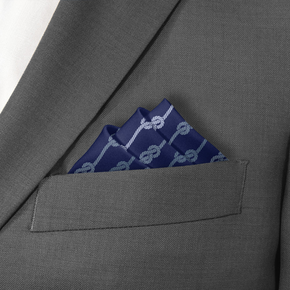 Knotical Pocket Square - Stairs Fold - Knotty Tie Co.