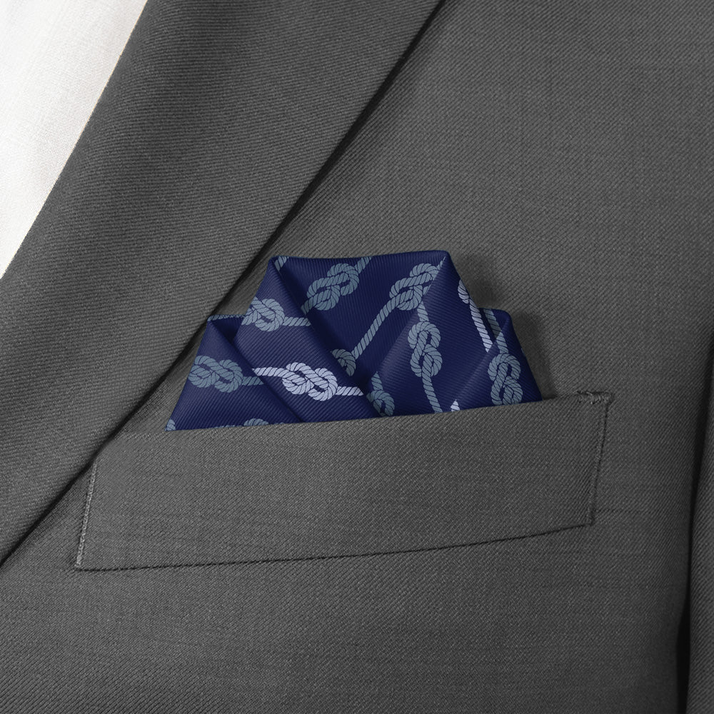 Knotical Pocket Square - Scalloped Fold - Knotty Tie Co.