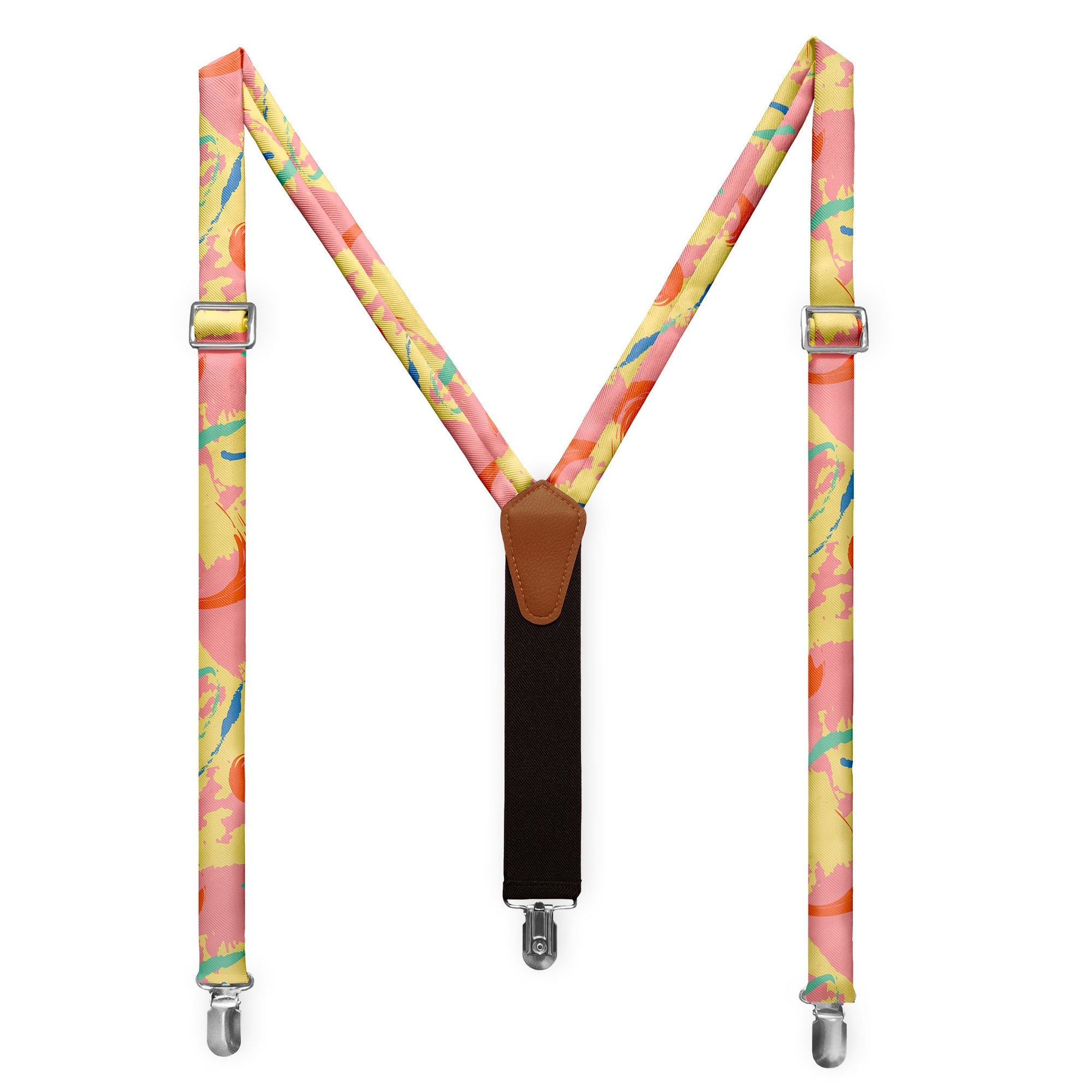 La Splash Suspenders - Full Front View - Knotty Tie Co.