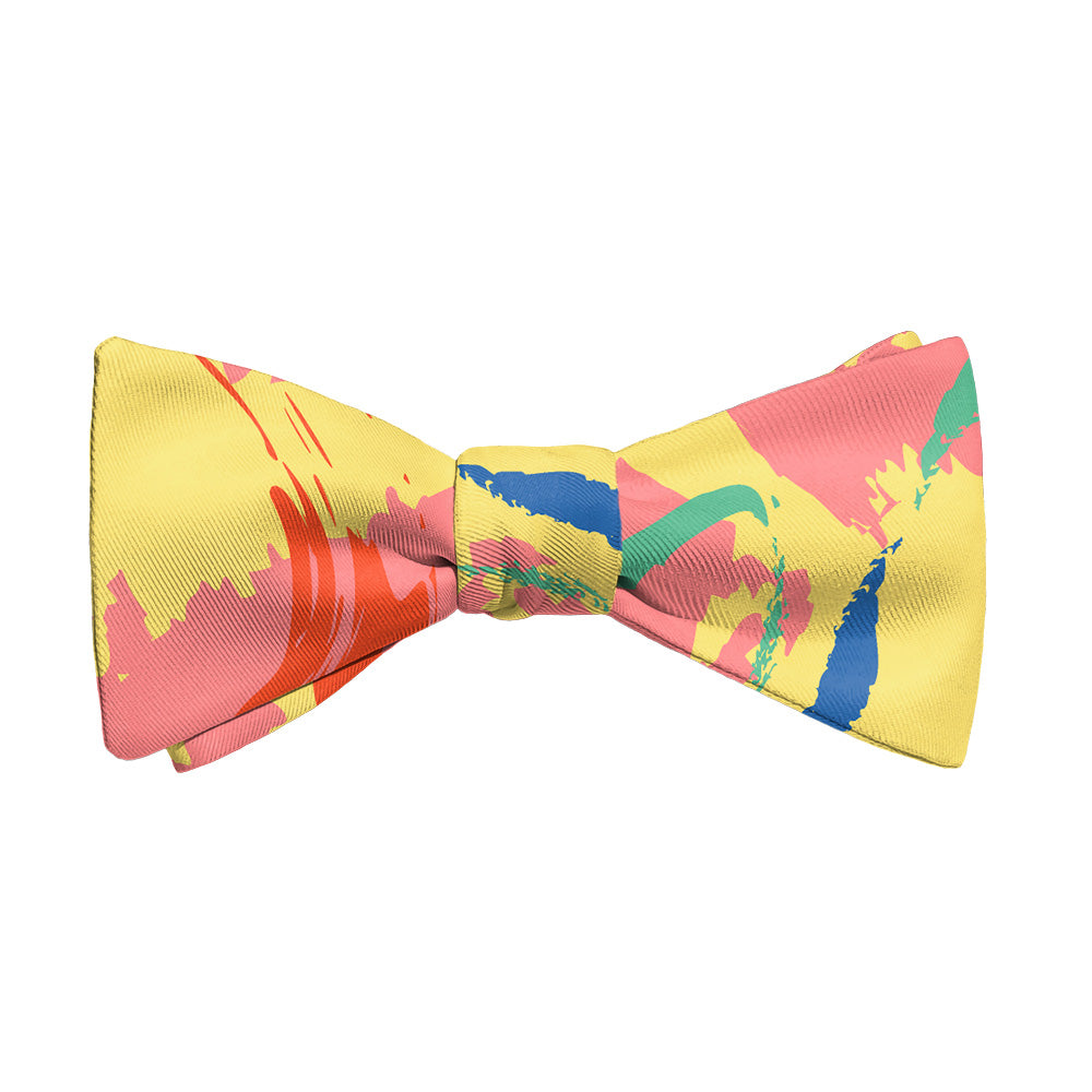 La Splash Bow Tie - Adult Extra-Long Self-Tie 18-21" - Knotty Tie Co.