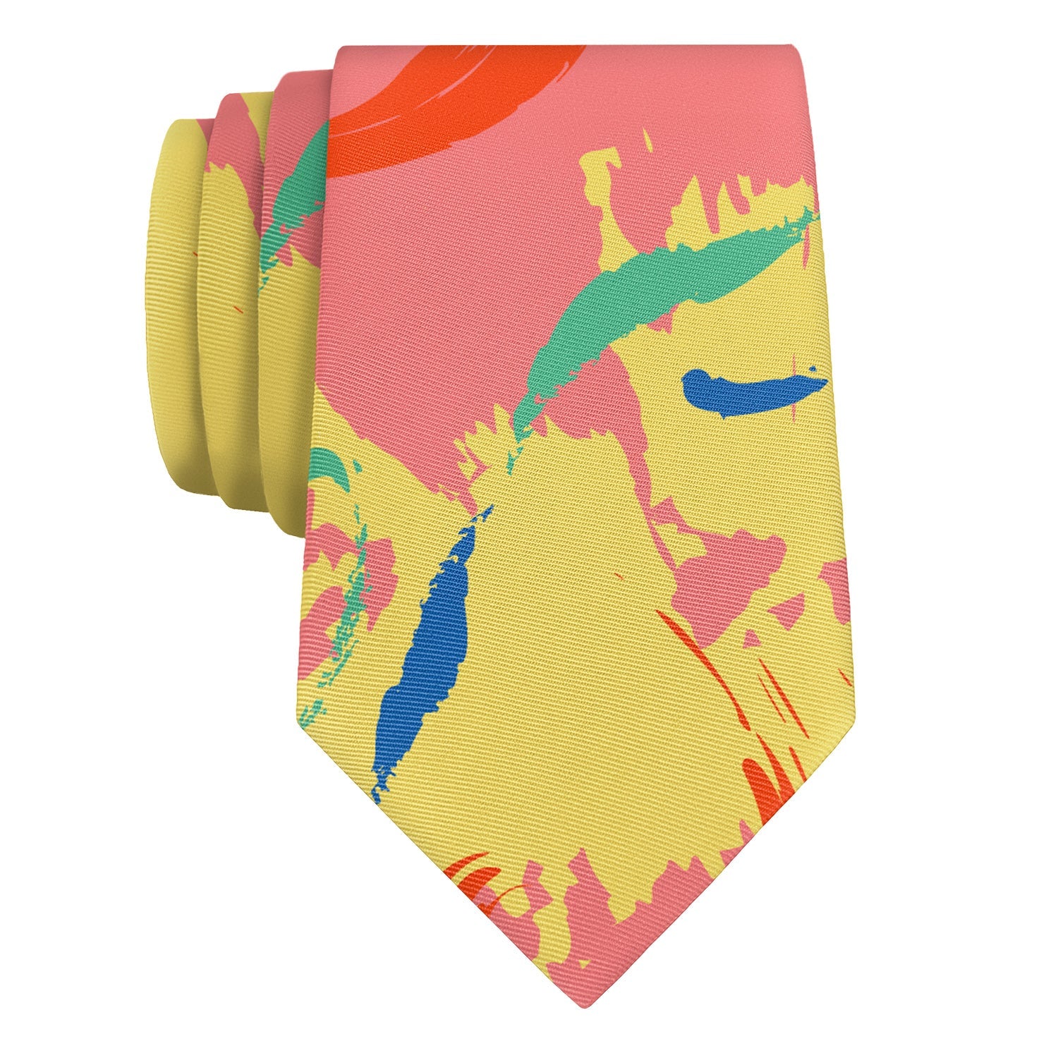 La Splash Necktie - Rolled - Knotty Tie Co.