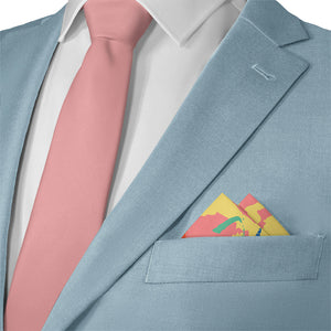 La Splash Pocket Square - Matching Necktie- Knotty Tie Co.