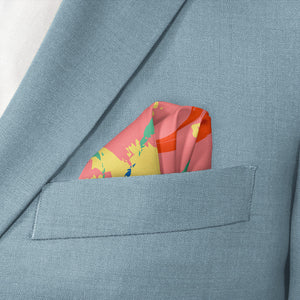 La Splash Pocket Square - Wave Fold - Knotty Tie Co.