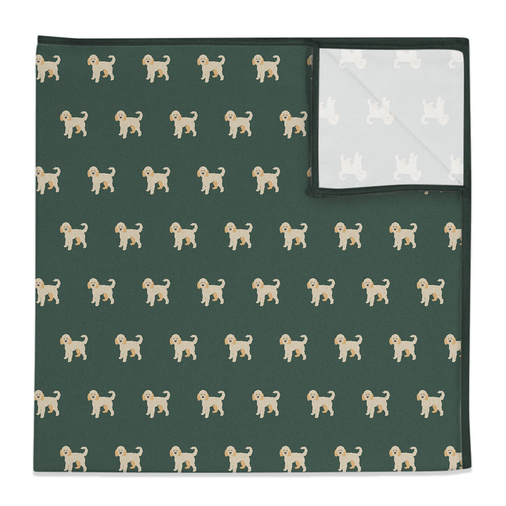 Labradoodle Pocket Square - 12" Square - Knotty Tie Co.