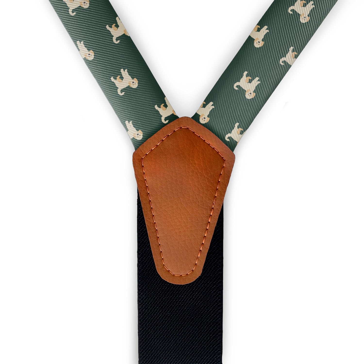 Labradoodle Suspenders - Full Front View - Knotty Tie Co.