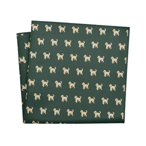 Labradoodle Pocket Square - 12" Square - Knotty Tie Co.