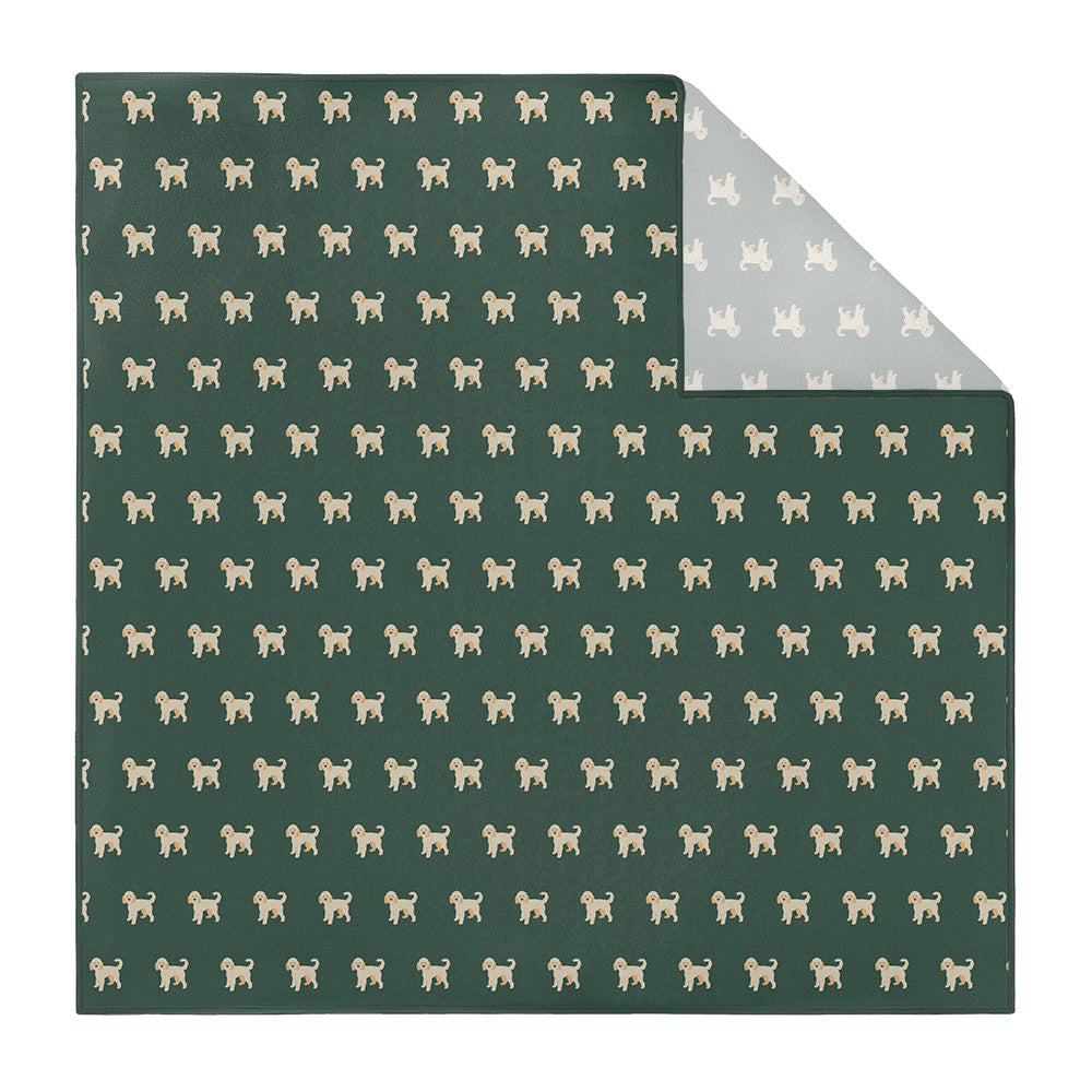 Labradoodle Pocket Square - Printed - Knotty Tie Co.