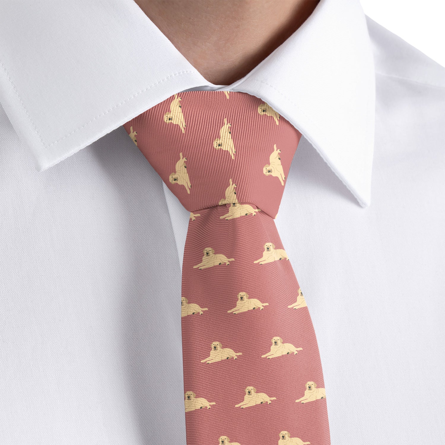 Labrador Retriever Necktie - Rolled - Knotty Tie Co.