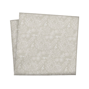 Lacey Floral Pocket Square - 12" Square - Knotty Tie Co.