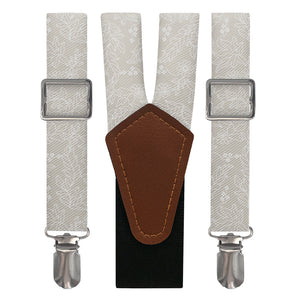 Lacey Floral Suspenders - Main View - Knotty Tie Co.