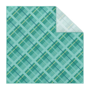 Lanai Plaid Pocket Square - Printed - Knotty Tie Co.