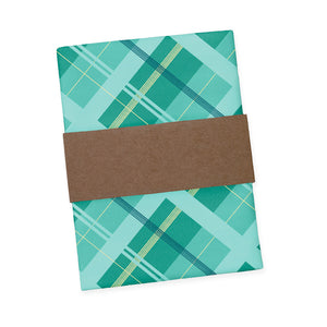 Lanai Plaid Pocket Square - Packaging - Knotty Tie Co.