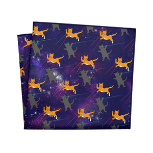 Laser Cats Pocket Square - 12" Square - Knotty Tie Co.